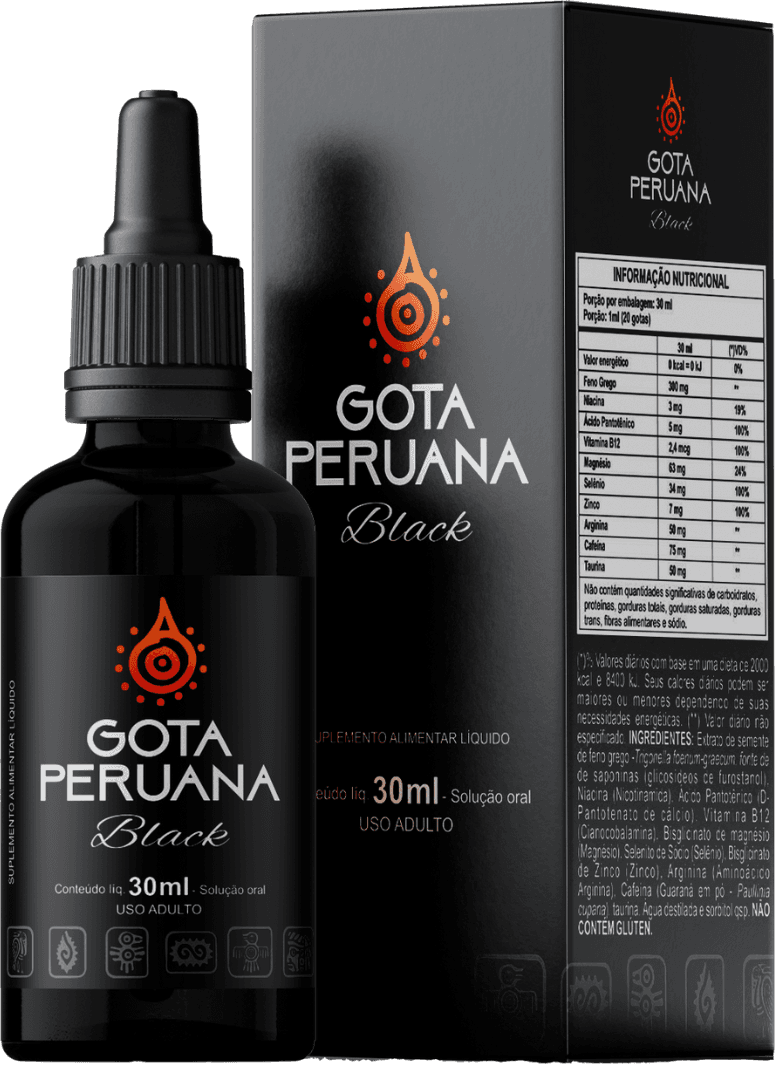 Gota Peruana Black (Vitalidade e Energia) — Daily Life