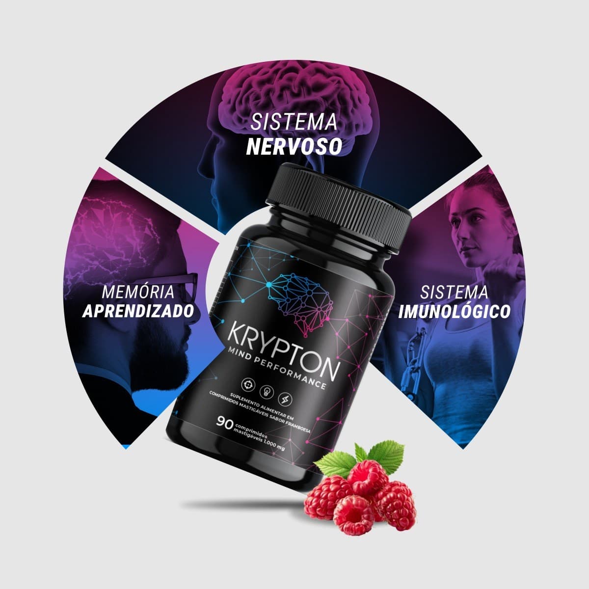 Krypton — Nootrópico Estimulante Cerebral — benefícios