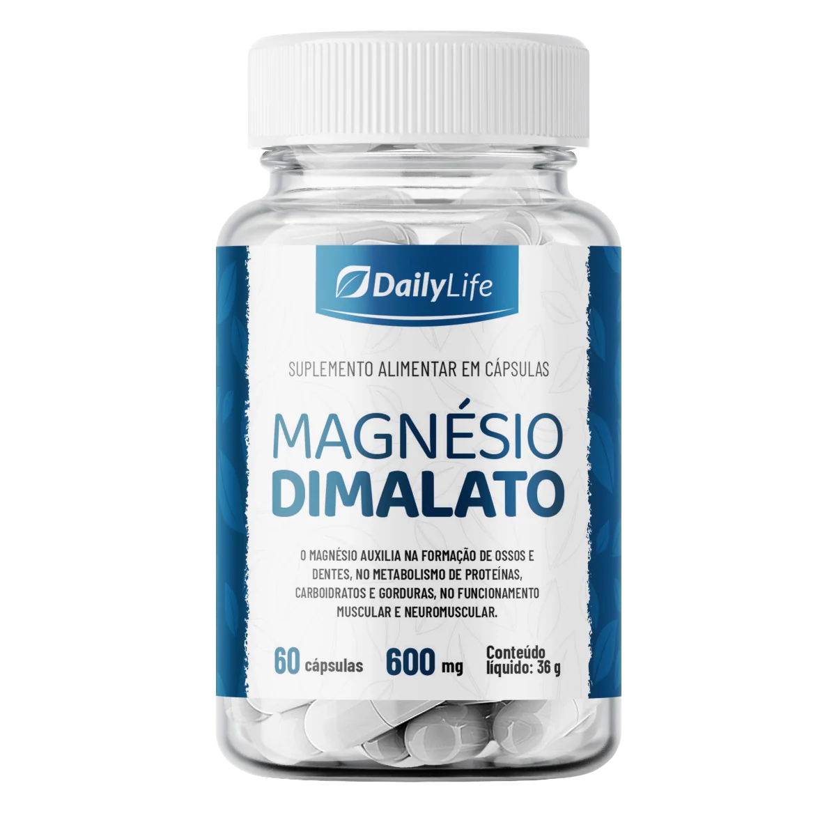 Magnésio Dimalato 600 mg (Cápsulas) — Daily Life