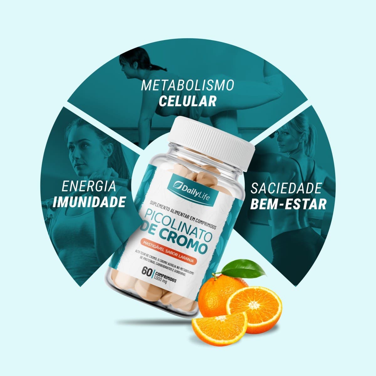 Picolinato de Cromo Mastigável — benefícios