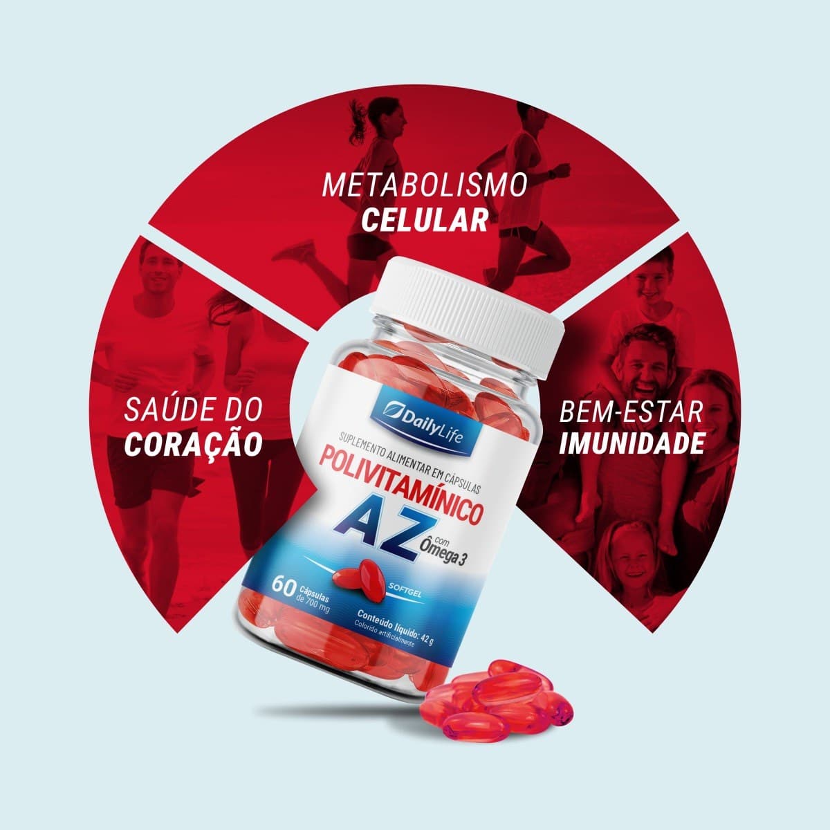 Polivitamínico A-Z com Ômega 3 — benefícios