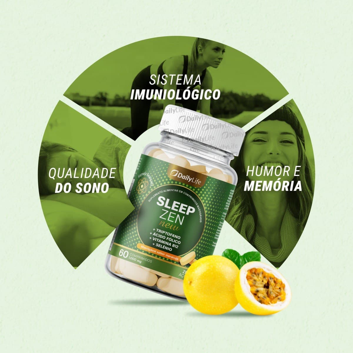 Sleep Zen New (Triptofano + Magnésio) — benefícios